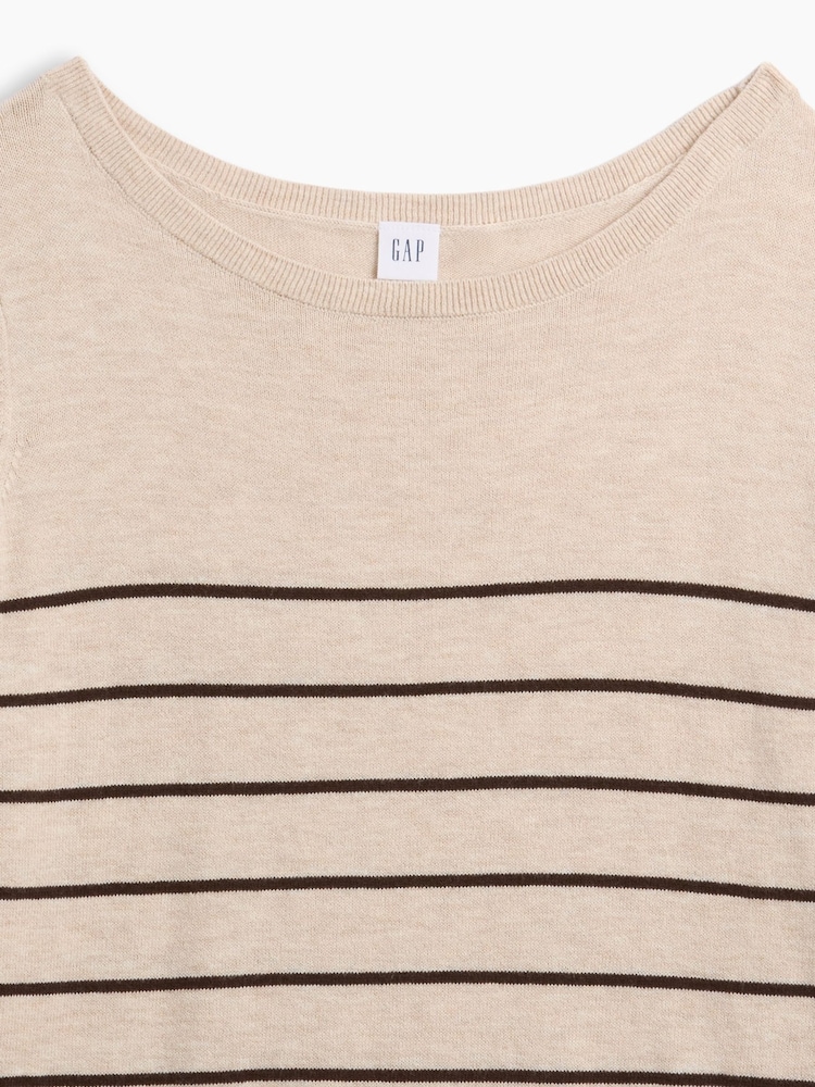 Raya beige - Gap Relaxed Jersey Boatneck Jumper - Imagen 5 de 5 Raya beige - Gap Relaxed Jersey Boatneck Jumper - Imagen 5 de 5