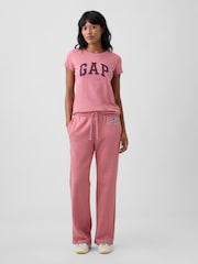 Gap Pink/Burgundy Logo Short Sleeve T-Shirt - Image 3 of 5