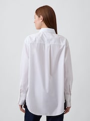 Blanco - Camisa grande de popelina de Gap - Imagen 2 de 4