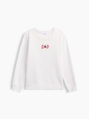Gap White Brannan Bear Relaxed Logo Sweatshirt - Image 5 of 5