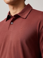 Red/Yellow/Blue/Stone/Green Regular Fit Short Sleeve Jersey Polo Shirts 5 Pack - Image 15 of 15