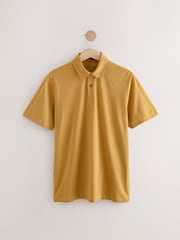 Red/Yellow/Blue/Stone/Green Regular Fit Short Sleeve Jersey Polo Shirts 5 Pack - Image 2 of 15