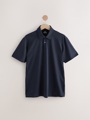 Red/Yellow/Blue/Stone/Green Regular Fit Short Sleeve Jersey Polo Shirts 5 Pack - Image 4 of 15