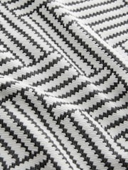 monochrome - Cuban Col Textured Jersey Manches courtes Chemises - Image 6 de 7