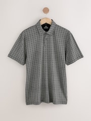 Mono Geo Print Regular Fit Short Sleeve Jersey Polo Shirts 3 Pack - Image 10 of 12