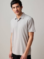 Mono Geo Print Regular Fit Short Sleeve Jersey Polo Shirts 3 Pack - Image 6 of 12