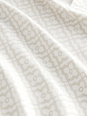 Ecru Geo Short Sleeve Print Polo Shirt - Image 8 of 8