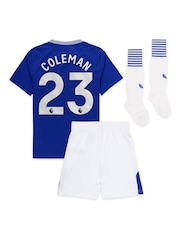 Castore Blue Everton Home Infant Kit 2024-25 with Coleman 23 Printing - Image 3 of 3