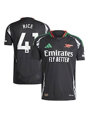 adidas Arsenal Away Authentic 2024-25 Shirt With Rice 41 Printing - Imagen 1 de 1