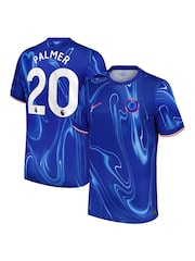 Nike Blue Palmer - 20 Chelsea Home Stadium Football Shirts 2024-25 with Palmer 20 Printing - Image 1 of 3