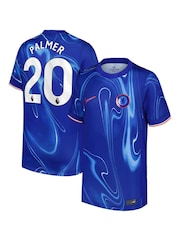 Nike Kids Chelsea Home Stadium Shirt 2024-25 with Palmer 20 Printing - Imagen 1 de 3