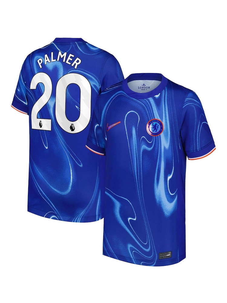 Nike Kids Chelsea Home Stadium Shirt 2024-25 with Palmer 20 Printing - Imagen 1 de 3