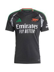 adidas Black Odegaard - 8 Arsenal Away 2024-25 Shirt With Odegaard 8 Printing - Image 2 of 3