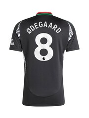 adidas Black Odegaard - 8 Arsenal Away 2024-25 Shirt With Odegaard 8 Printing - Image 3 of 3