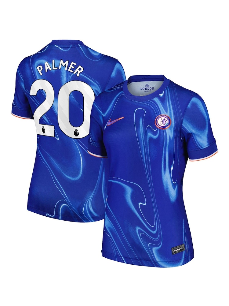 Nike Blue Palmer - 20 Womens Chelsea Home Stadium Shirt 2024-25 with Palmer 20 Printing - Image 1 of 3