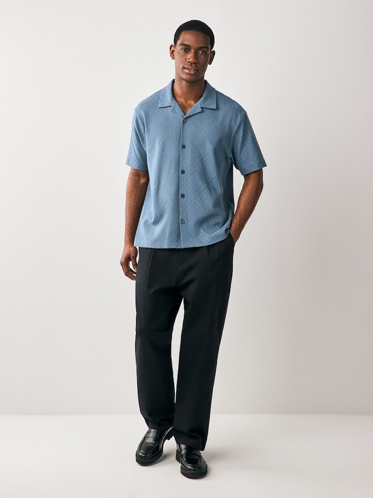 Buy Blue Ecru Grey Short Sleeve Jersey Polo Shirts Pack from