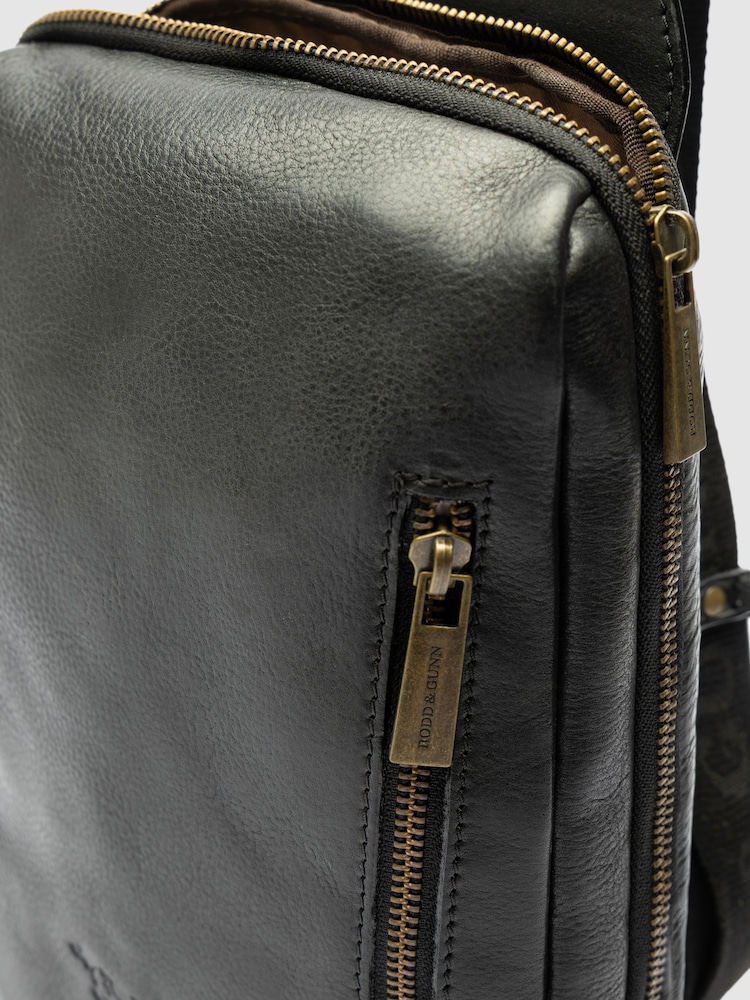 Rodd & Gunn Black Lincoln Cross-Body Satchel Bag - Image 4 of 4
