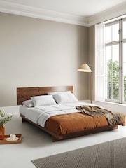 Get Laid Beds Brown Low Fuji Solid Wood Attic Bed - Image 1 of 4