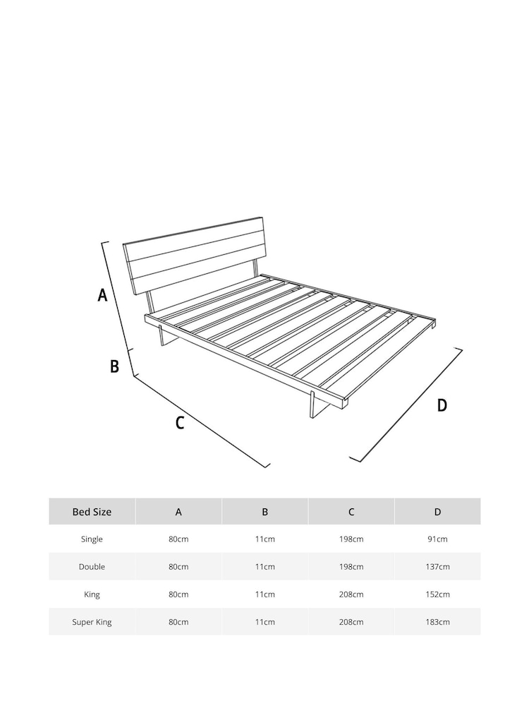Get Laid Beds Natural Low Fuji Solid Wood Attic Bed - Image 4 of 4
