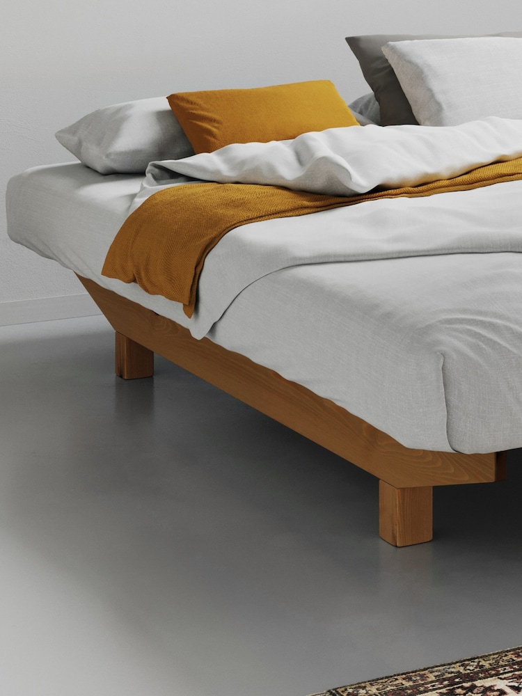 Get Laid Beds Honey Floating Platform Solid Wood Space Saver Bed - Image 2 of 2