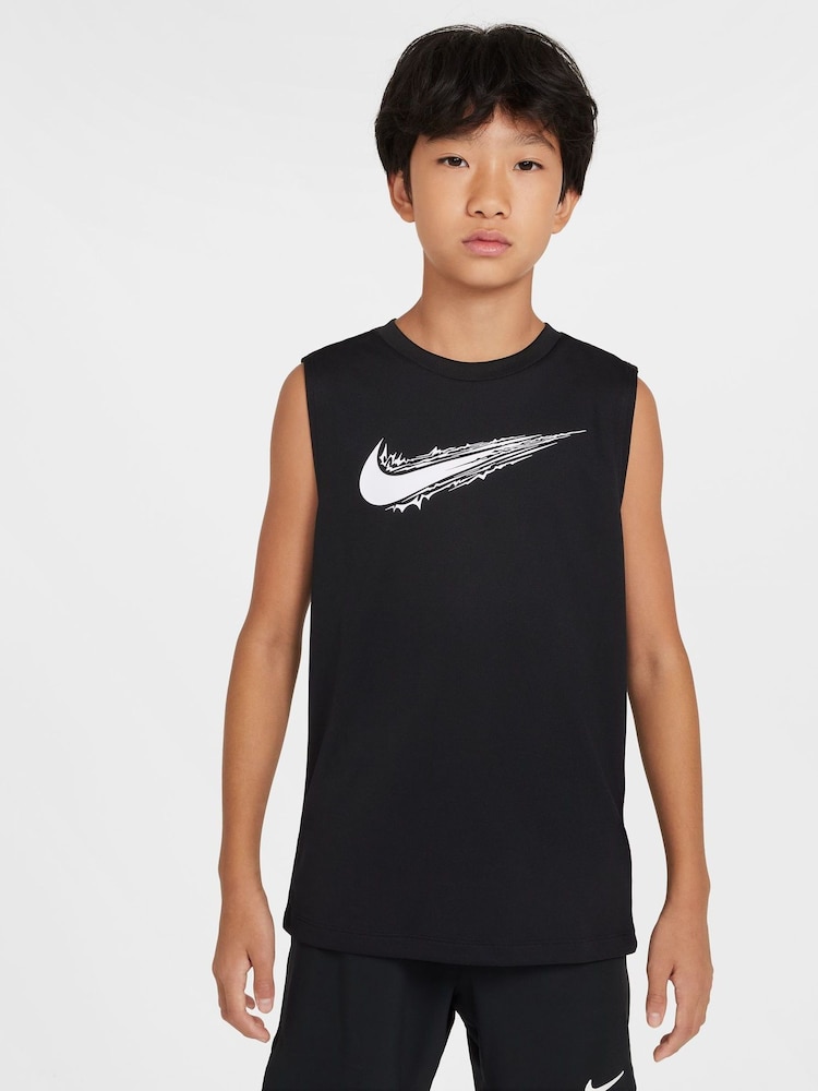 Nike Black Multi Dri-FIT Vest - Image 1 of 3