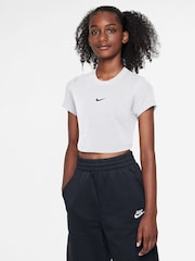 Nike White Dropped T-Shirt - Image 1 of 3