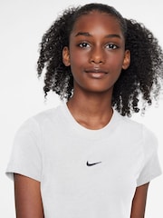 Nike White Dropped T-Shirt - Image 3 of 3