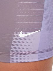 Nike Hydrangea Purple Grey Pro 5 Inch DriFIT Shorts - Image 4 of 4