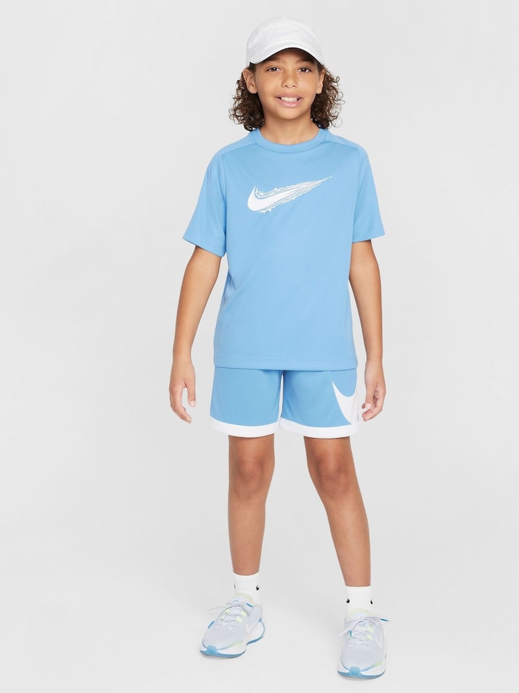 Nike Beyond Blue Multi Dri-FIT Short Sleeve T-Shirt - Image 5 of 5