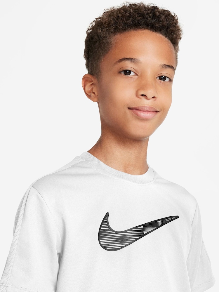 Nike White Trophy 23 Dri-FIT Short Sleeve T-Shirt - Image 3 of 3