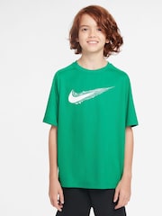 Nike Stadium Green Multi Dri-FIT Short Sleeve T-Shirt - Image 1 of 3