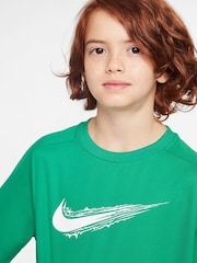 Nike Stadium Green Multi Dri-FIT Short Sleeve T-Shirt - Image 3 of 3