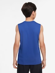 Nike Royal Blue Multi Dri-FIT Vest - Image 2 of 3