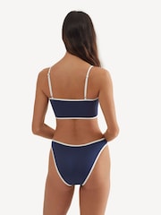 Polo Ralph Lauren Navy Deep Scoop Bralette - Image 2 of 4