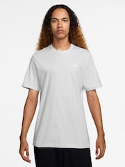 Nike Light Grey Club T-Shirt - Image 1 of 3