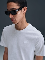 Nike Light Grey Club T-Shirt - Image 4 of 6