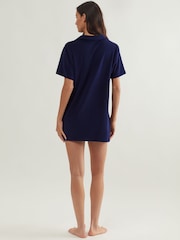 Polo Ralph Lauren Navy Collar Dress Cover-Up - Image 2 of 4