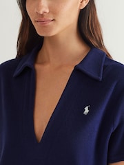 Polo Ralph Lauren Navy Collar Dress Cover-Up - Image 4 of 4
