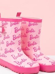 Vanilla Underground Pink Barbie Kids Wellington Boots - Image 6 of 6