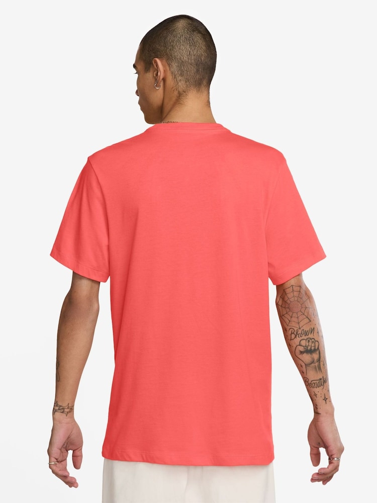 Nike Ember Red Club T-Shirt - Image 2 of 4
