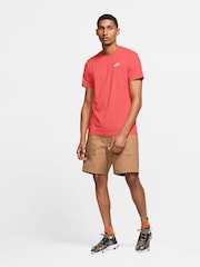 Nike Ember Red Club T-Shirt - Image 4 of 4