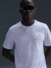 Nike Amethyst Purple Club T-Shirt - Image 3 of 6