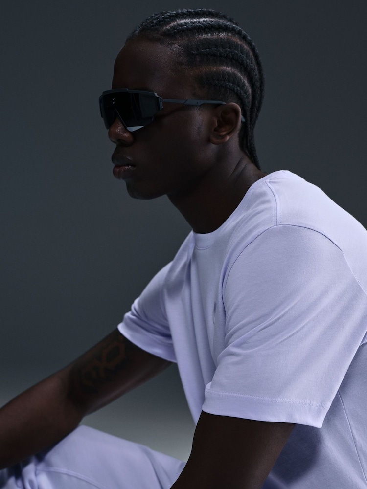 Nike Amethyst Purple Club T-Shirt - Image 6 of 6
