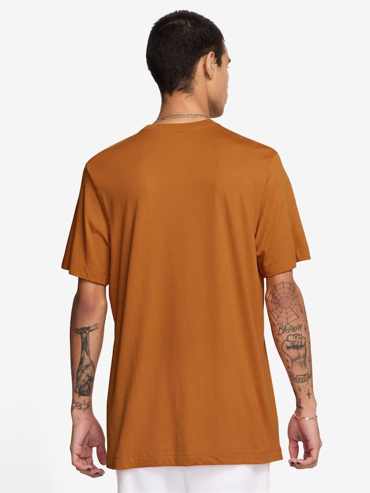 Monarch Brown - Nike Club T-shirt - Image 2 of 3