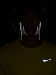 Nike Lightening Yellow Dri-FIT Miler Running T-Shirt - Image 4 of 4