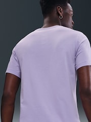 Nike Hydrangea Purple Grey Club T-Shirt - Image 4 of 5