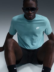 Nike Denim Turquoise Club T-Shirt - Image 4 of 5