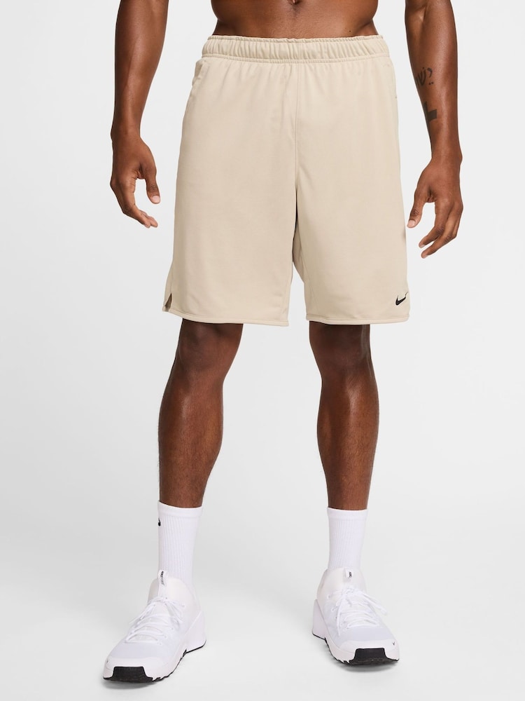 Nike Brown Totality Dri-FIT 9 inch Unlined Training Shorts - Image 1 of 11