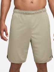 Nike Brown Totality Dri-FIT 9 inch Unlined Training Shorts - Image 8 of 11