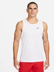 Nike White Dri-FIT Training Vest Top - Image 1 of 4